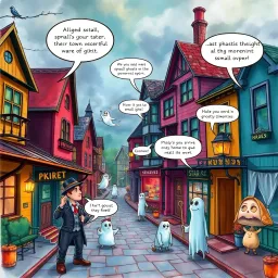 Whose Ghost Is It Anyway? - Text-based game