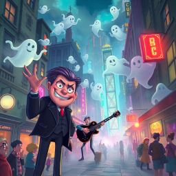 Whose Ghost Is It Anyway? - Text-based game