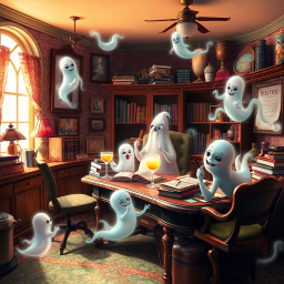 Whose Ghost Is It Anyway? - Text-based game