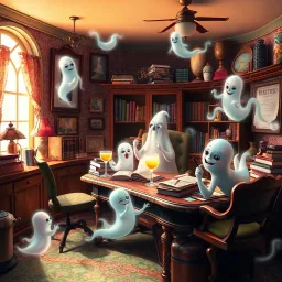 Whose Ghost Is It Anyway? - Text-based game