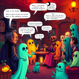 Whose Ghost Is It Anyway? - Text-based game