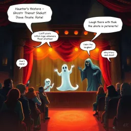 Whose Ghost Is It Anyway? - Text-based game
