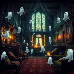 Whose Ghost Is It Anyway? - Text-based game