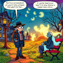 Hello, Whose Ghost Is It Anyway? - Text-based game