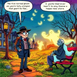 Hello, Whose Ghost Is It Anyway? - Text-based game