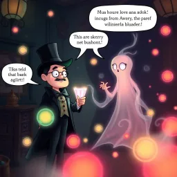 Hello, Whose Ghost Is It Anyway? - Text-based game
