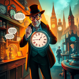 ChronoChase: Whose Time Is It Anyway? - Text-based game