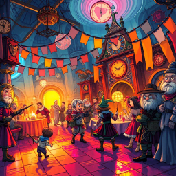 Chronofollies: Whose Time Is It Anyway? - Text-based game