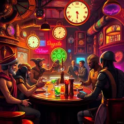 Chrono-Cocktail: Whose Time Is It Anyway? - Text-based game
