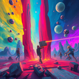 Spectrum Wars: Which Dimension Is It Anyway? - Text-based game