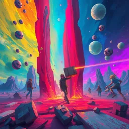Spectrum Wars: Which Dimension Is It Anyway? - Text-based game