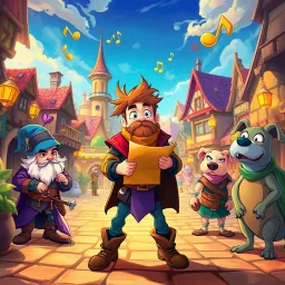Chronicles of the Clueless: Whose Quest Is It Anyway? - Text-based game