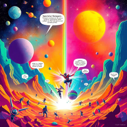 Spectrum Wars: Which Dimension is it, Anyway? - Text-based game