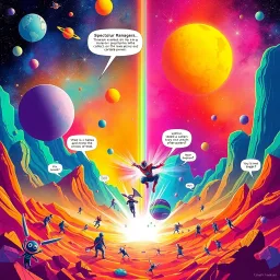 Spectrum Wars: Which Dimension is it, Anyway? - Text-based game