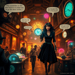 Chrono-Caper: Who's Time is it Anyway? - Text-based game