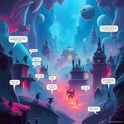 Spectrum Wars: Which Dimension Is It Anyway? - Text-based game