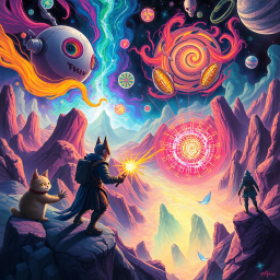 Spectrum Wars: Which Dimension Is It Anyway? - Text-based game