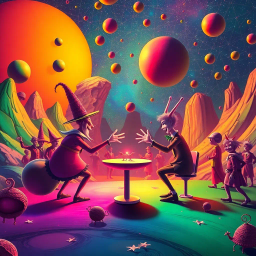 Spectrum Wars: Whose Dimension Is It Anyway? - Text-based game