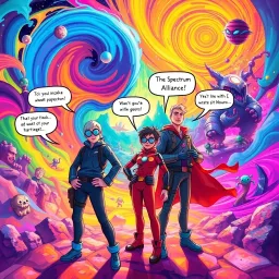 Spectrum Wars: Which Dimension Is It, Anyway? - Text-based game