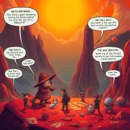 MetaMayhem: Whose Quest Is It Anyway? - Text-based game