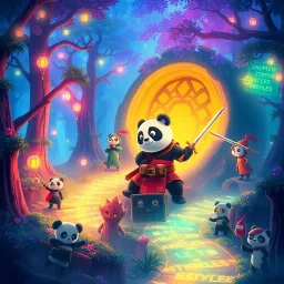 Panda CSS: Styling Adventure - Text-based game