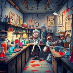 Whose Lab Is It Anyway? - Text-based game