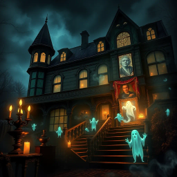 Whose Haunt Is This? - Text-based game