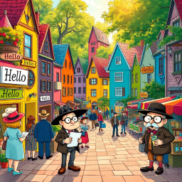 Whose Hellos Are These, Anyway? - Text-based game