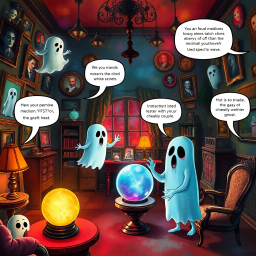 Whose Ghost Is It Anyway? - Text-based game