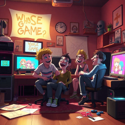 Whose Game Is It Anyway? - Text-based game