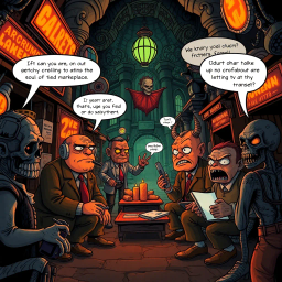 Hell-o, Who's There? - Text-based game