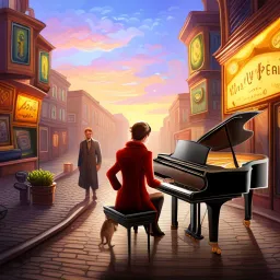 Paws & Pianos: The Time Traveling Mystery - Text-based game