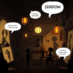 Whose Shadow Is It Anyway? - Text-based game