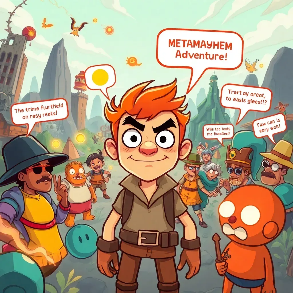 Metamayhem: Whose Adventure Is It Anyway?