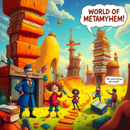 MetaMayhem: Whose Adventure Is It Anyway? - Text-based game