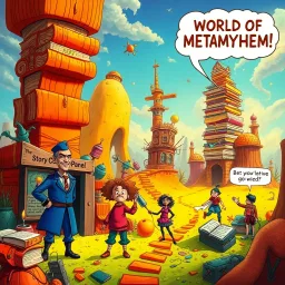 MetaMayhem: Whose Adventure Is It Anyway? - Text-based game