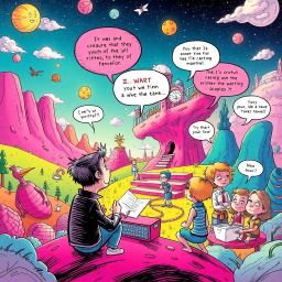 Metamayhem: Whose Adventure is it Anyway? - Text-based game