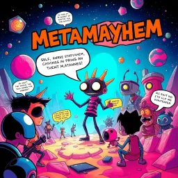 Metamayhem: Whose Adventure is it Anyway? - Text-based game