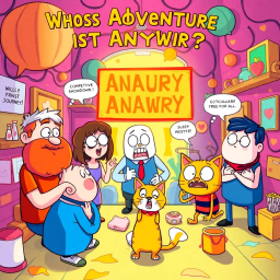 Whose Adventure Is It Anyway? - Text-based game