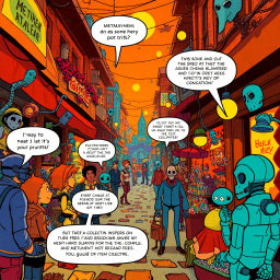 Metamayhem: Whose Adventure is it Anyway? - Text-based game