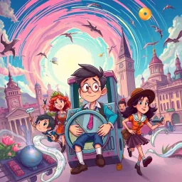 Chrono-Caper: Whose Time is it Anyway? - Text-based game