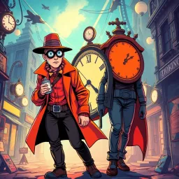 Chrono Chums: Who's There? - Text-based game