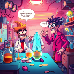 Whose Lab Is It Anyway? - Text-based game