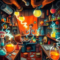 Whose Lab Is It Anyway? - Text-based game