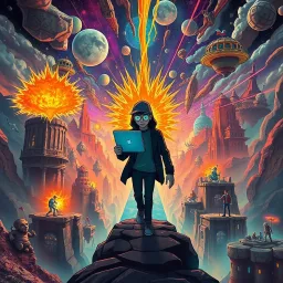 Spectrum Wars: Which Dimension Is It Anyway? - Text-based game