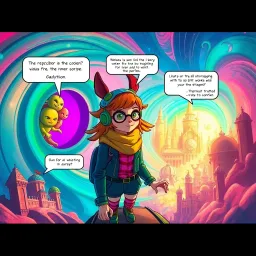 Spectrum Wars: Which Dimension Is It Anyway? - Text-based game