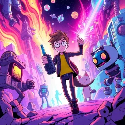 Spectrum Wars: Which Dimension Is It Anyway? - Text-based game