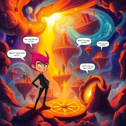 Spectrum Wars: Which Dimension Is It Anyway? - Text-based game