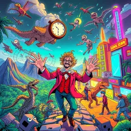 Chronochaos: Whose Time is it Anyway? - Text-based game