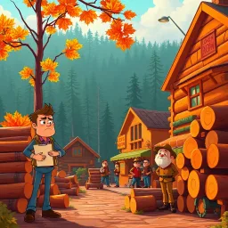 Log Jam: Who's Logs Are These, Anyway? - Text-based game